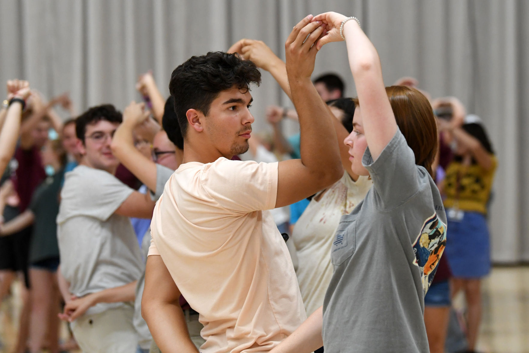 Aggie Wranglers dance lesson